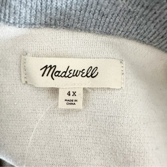 Madewell Jacket Womens Double-Faced Shirt-Jacket Heavy Knit Gary Easy Size 4X - Picture 9 of 10
